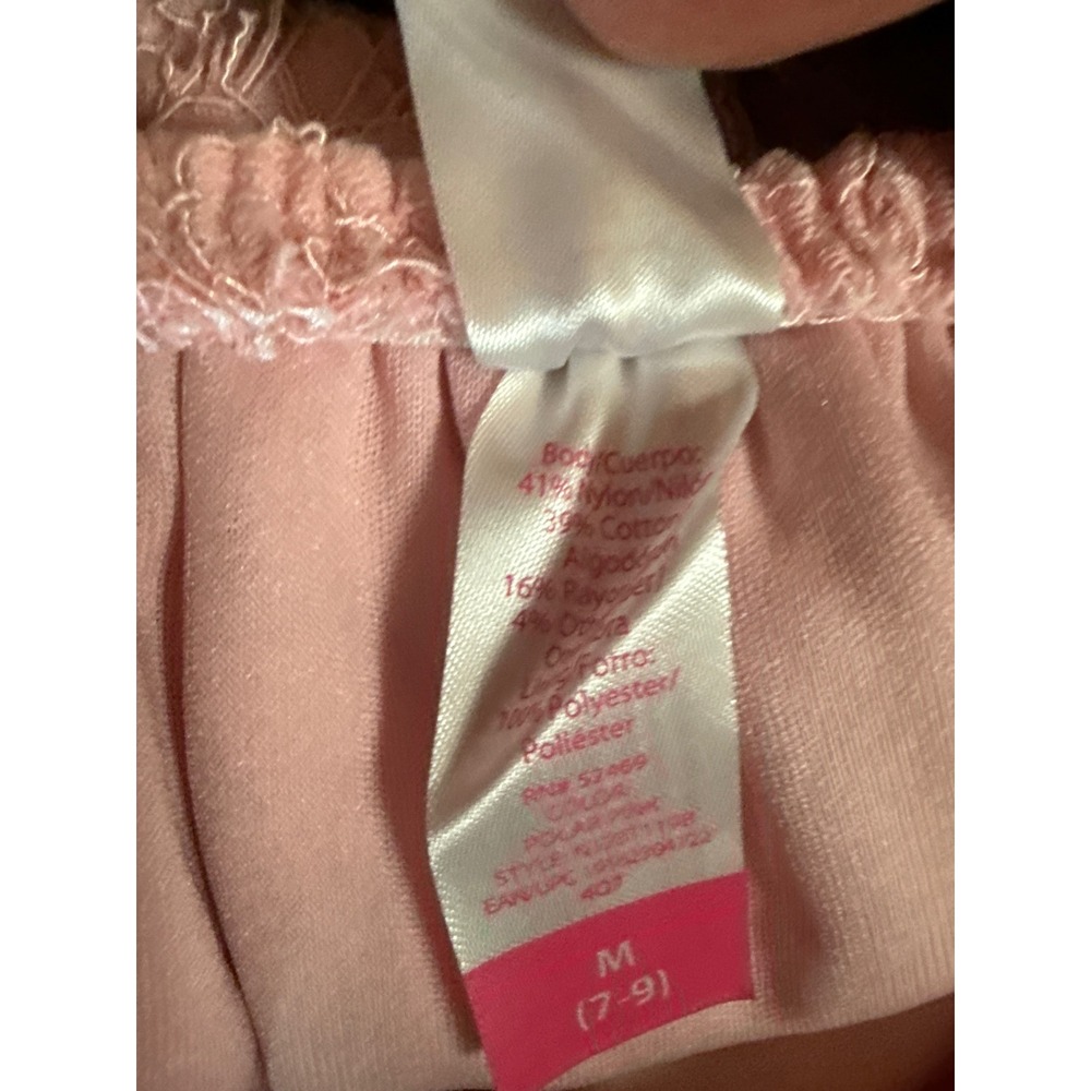 Women M Lace Off Shoulder Top Coquette Boho Fairy Feminine Summer Barbiecore Y2K - Picture 5 of 6